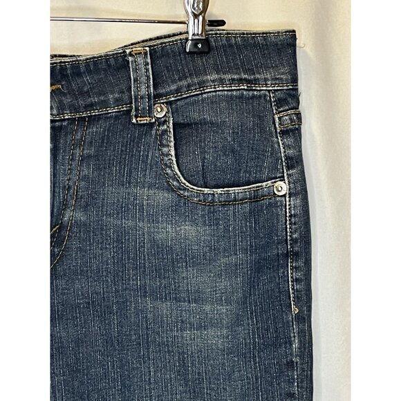 Levis 315 Womens Jeans Size 14 34x29 Button Flap Pockets Boot Cut Red Label - Picture 5 of 13